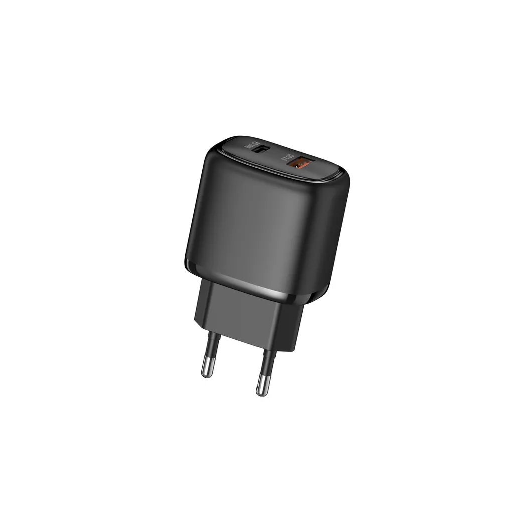 Porodo Dual Output Quick Charger EU USB-C PD And USB-A QC 4