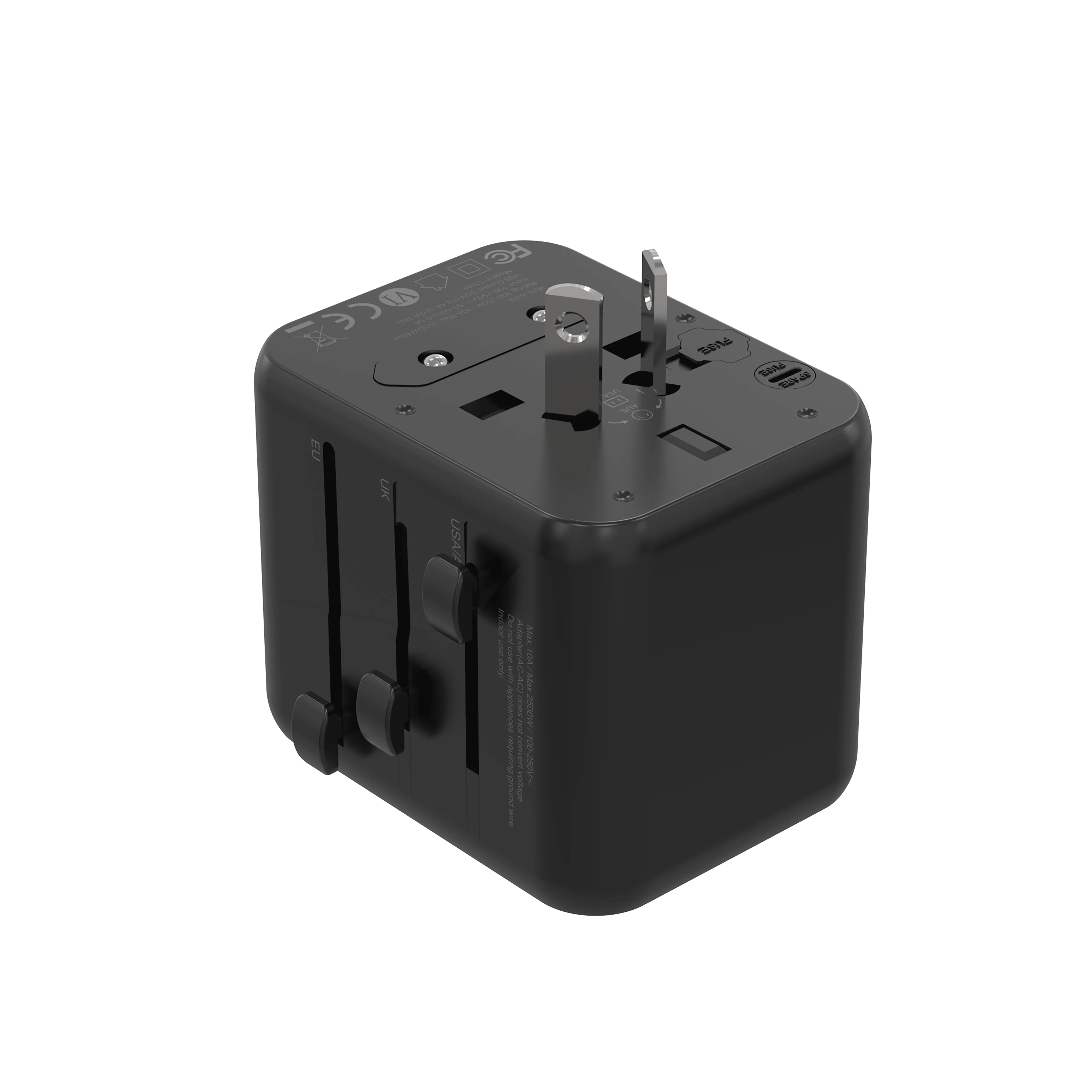 Porodo Dual Port Universal Fast Charger Eu | Us | Uk | Au 3