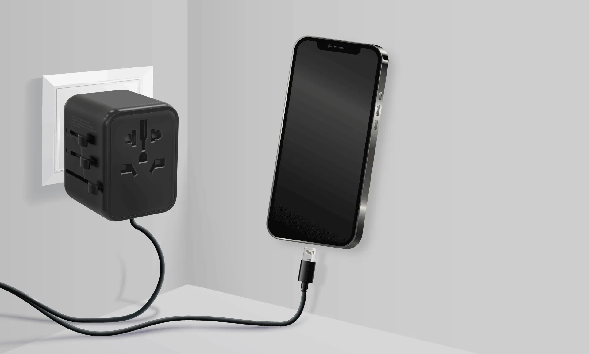 Porodo Dual Port Universal Fast Charger Eu | Us | Uk | Au 4