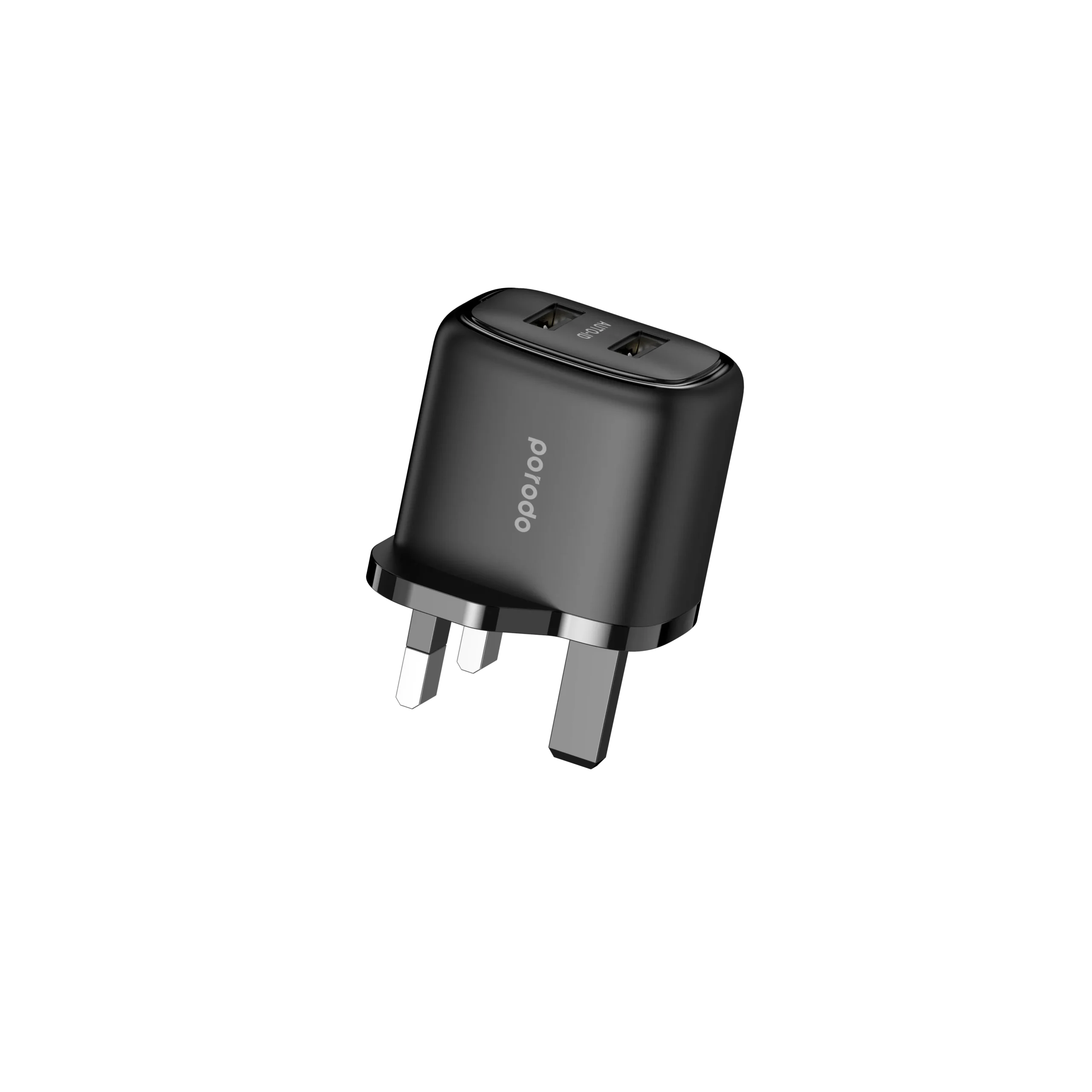 Porodo Dual USB Fast Charger with Auto ID Technology 4