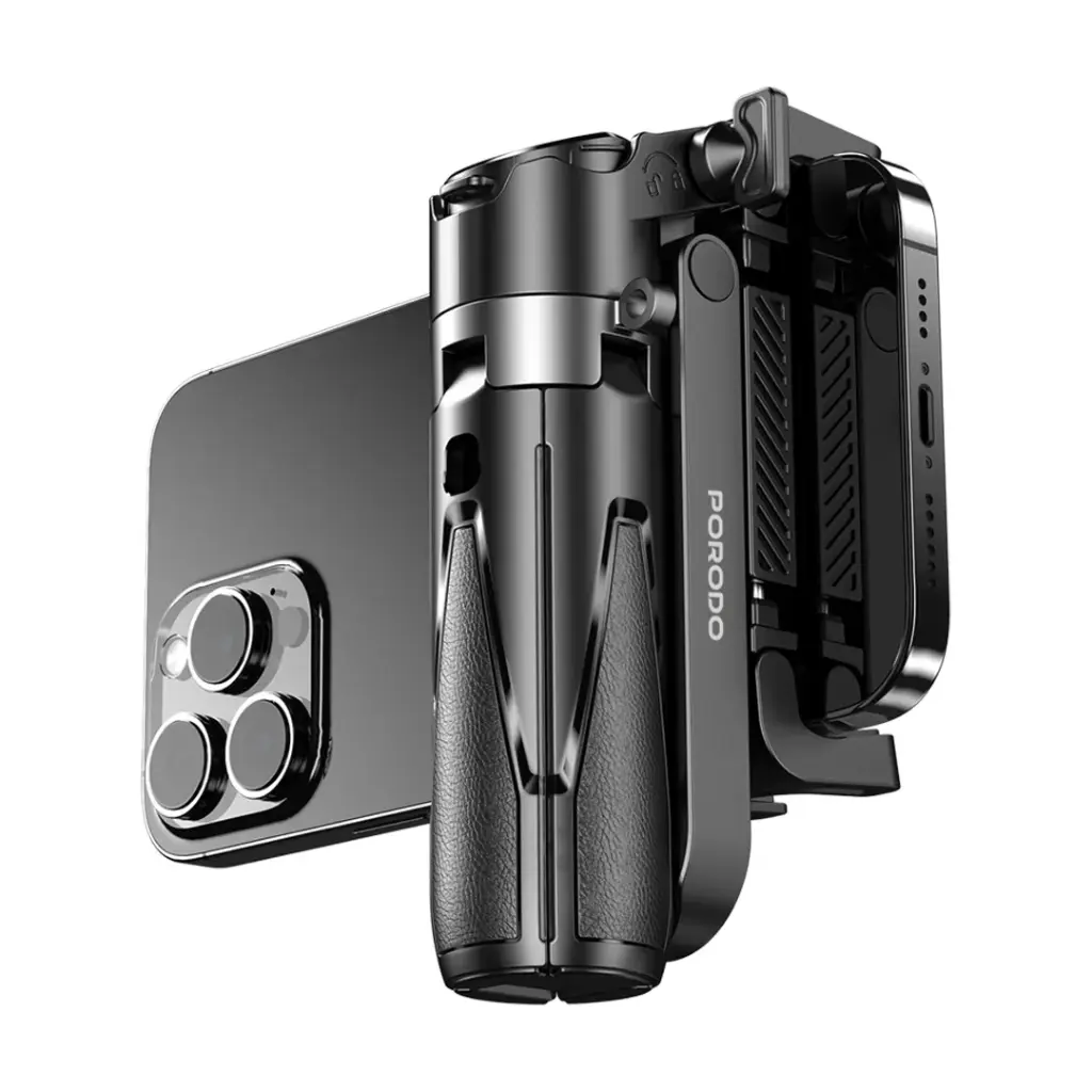 Porodo Foldable Selfie Stick with Extendable Tripod 7