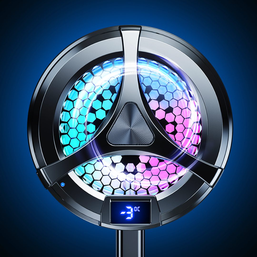 RGB Cooling Fan with Digital Temperature Display 3