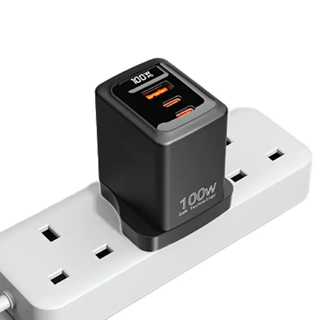 Porodo GaN 100W Multi-Port Wall Charger 4