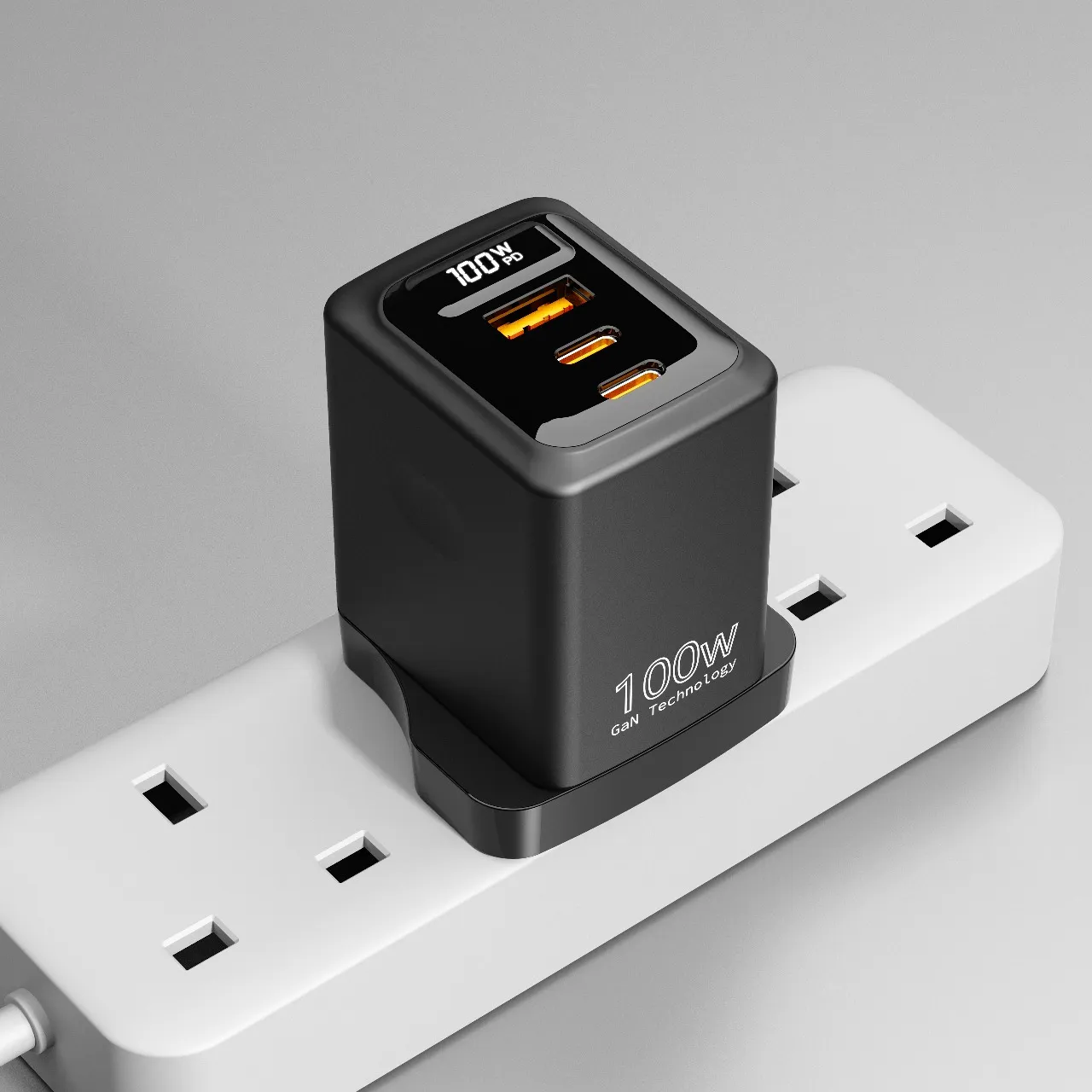Porodo GaN 100W Multi-Port Wall Charger 3