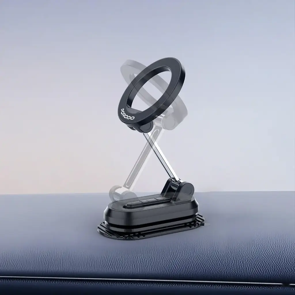 Porodo GripFold MagSafe Rotatable Car Mount 360° Full Rotation 5