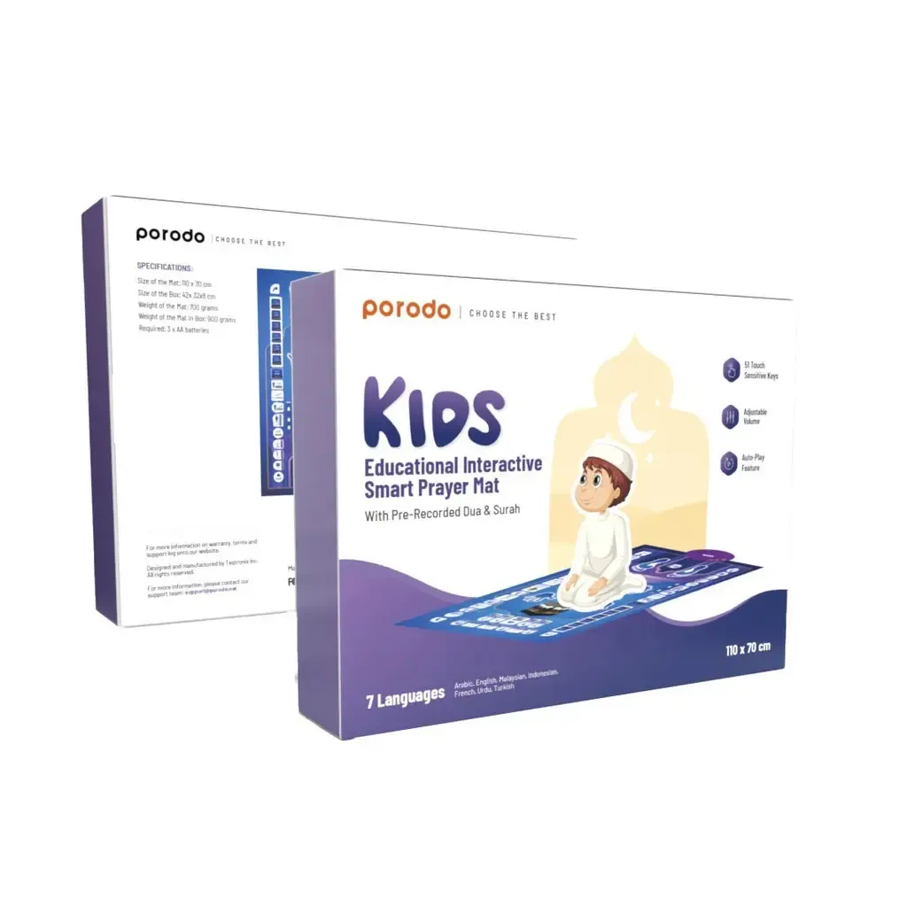 Porodo Kids Educational Interactive Smart Prayer Mat 4