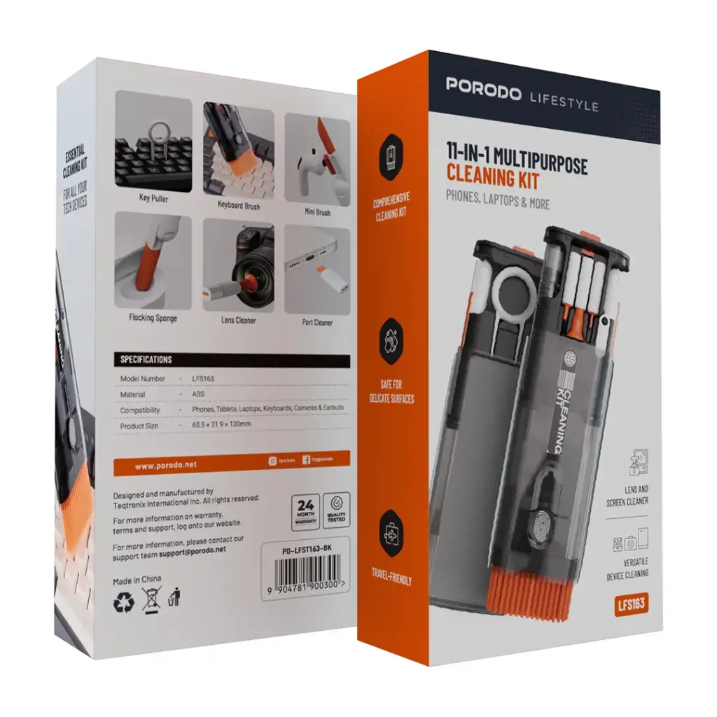 Porodo Lifestyle 11-IN-1 Multipurpose Cleaning Kit 2