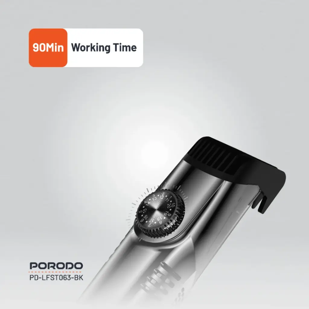 Porodo Lifestyle Air Suction Beard & Body Trimmer 5