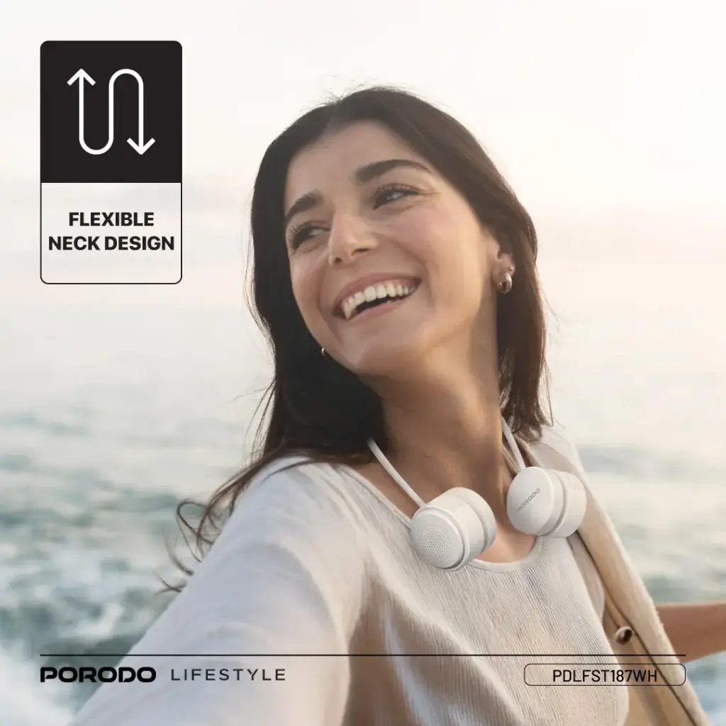 Porodo LifeStyle AirFlex Bladeless Neck Fan 4