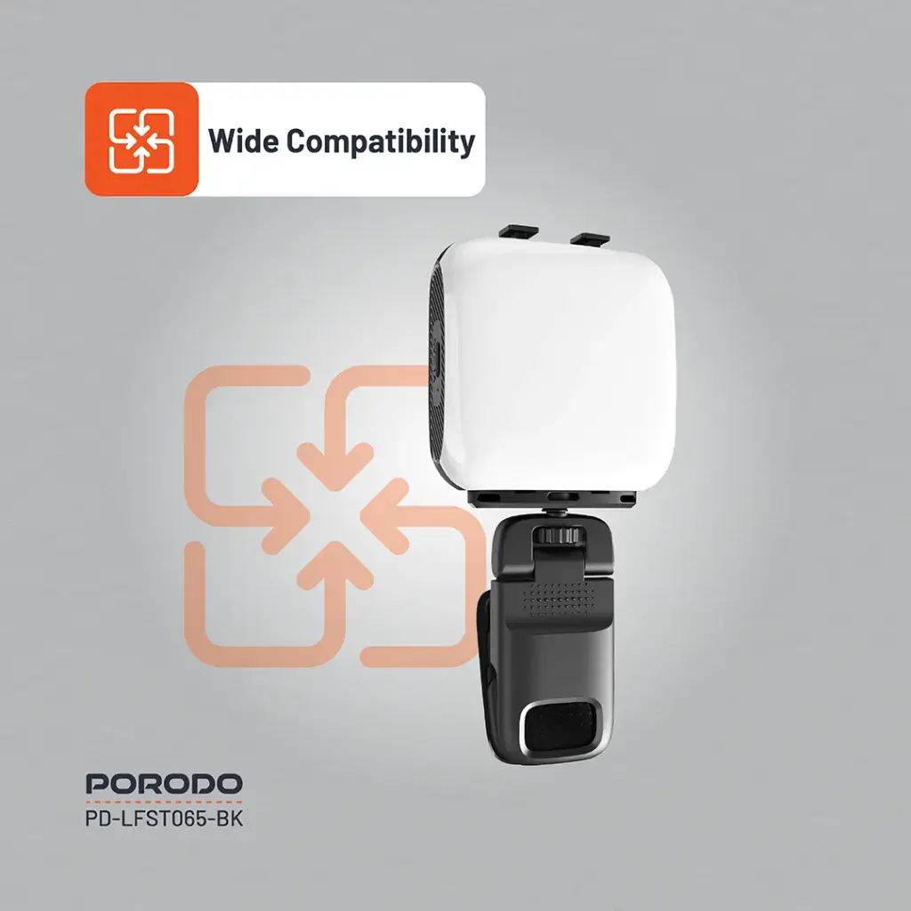 Porodo Lifestyle Clip-On Fill Light 7