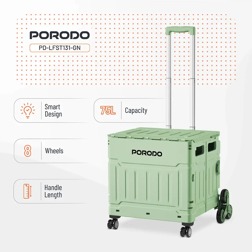 Porodo Lifestyle Collapsible Wagon Cart 3