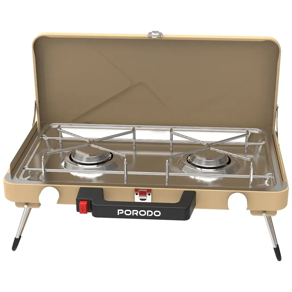 Porodo Lifestyle Dual Burner Foldable Camping Stove 5