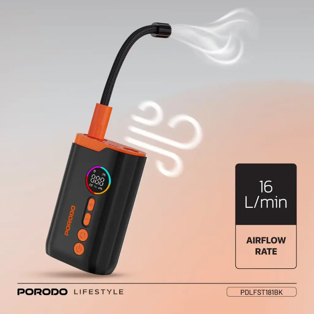 Porodo Lifestyle Electric Air Inflator 3