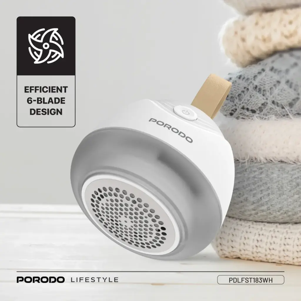 Porodo Lifestyle Fabric Shaver Lint & Bobbles Remover 3