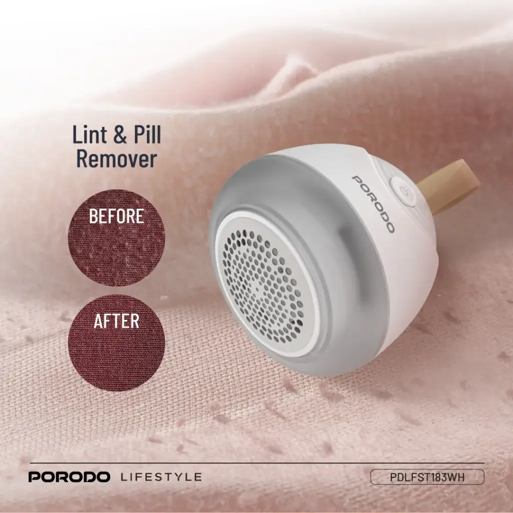 Porodo Lifestyle Fabric Shaver Lint & Bobbles Remover 5
