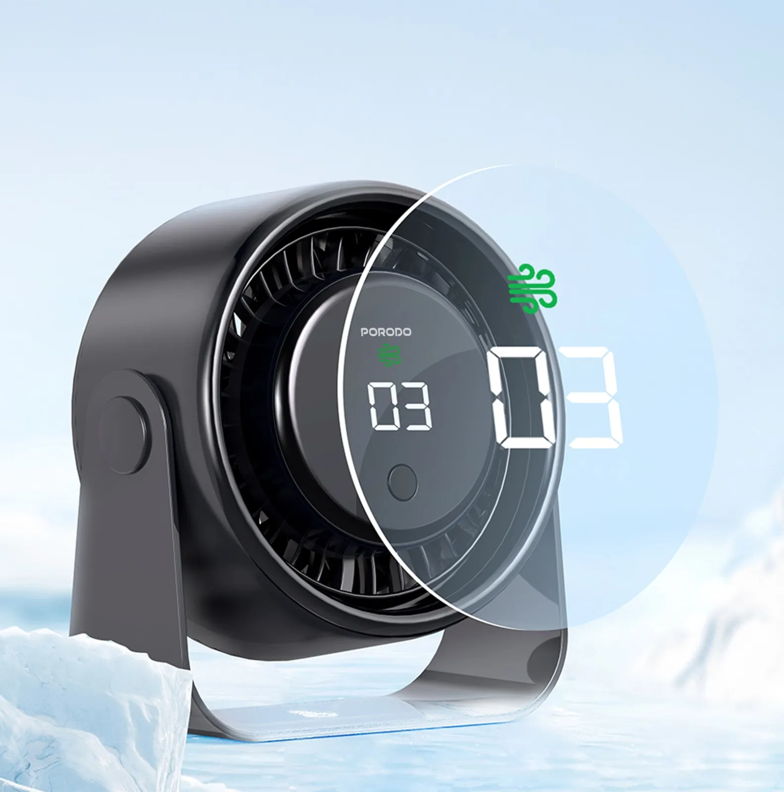 Porodo LifeStyle Flura Mini Cooling Fan 5