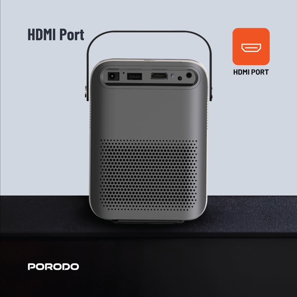 Porodo Lifestyle Full HD Portable Projector 5