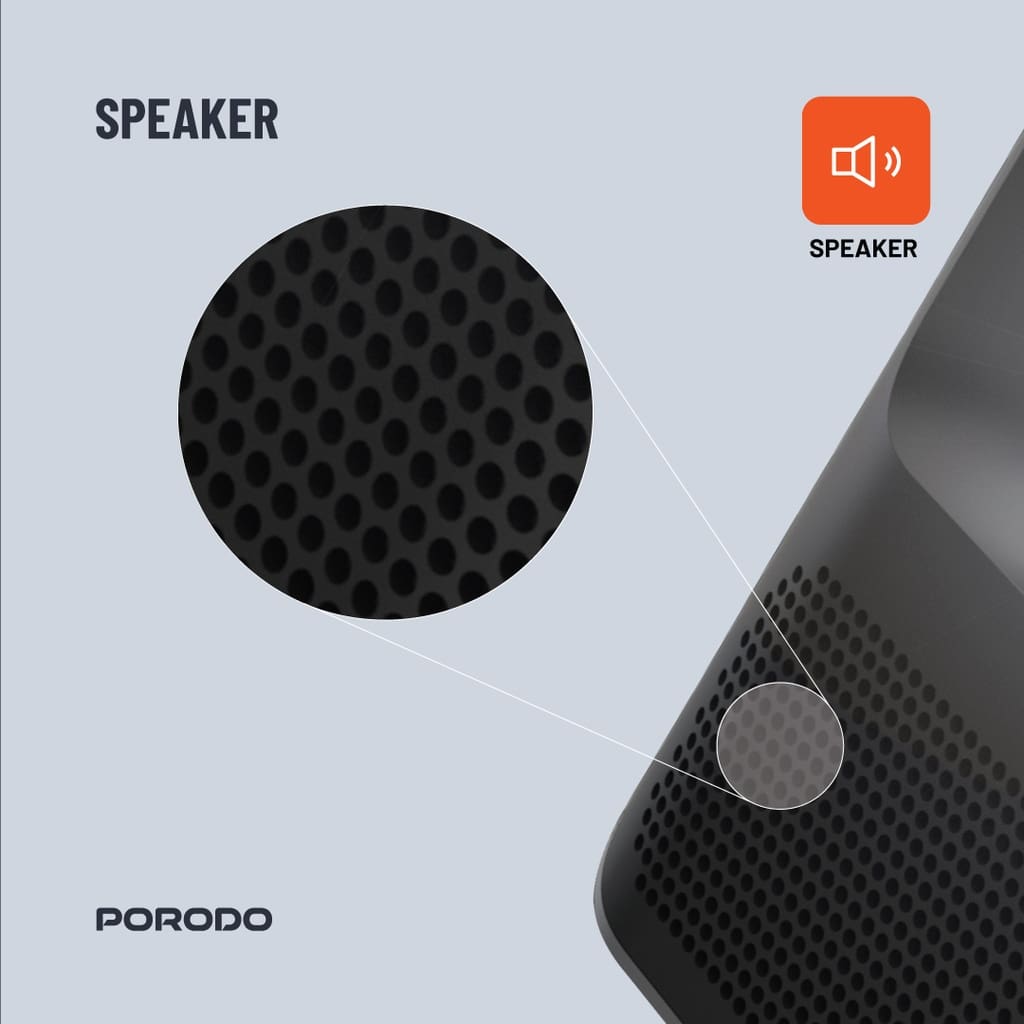 Porodo Lifestyle Full HD Portable Projector 6