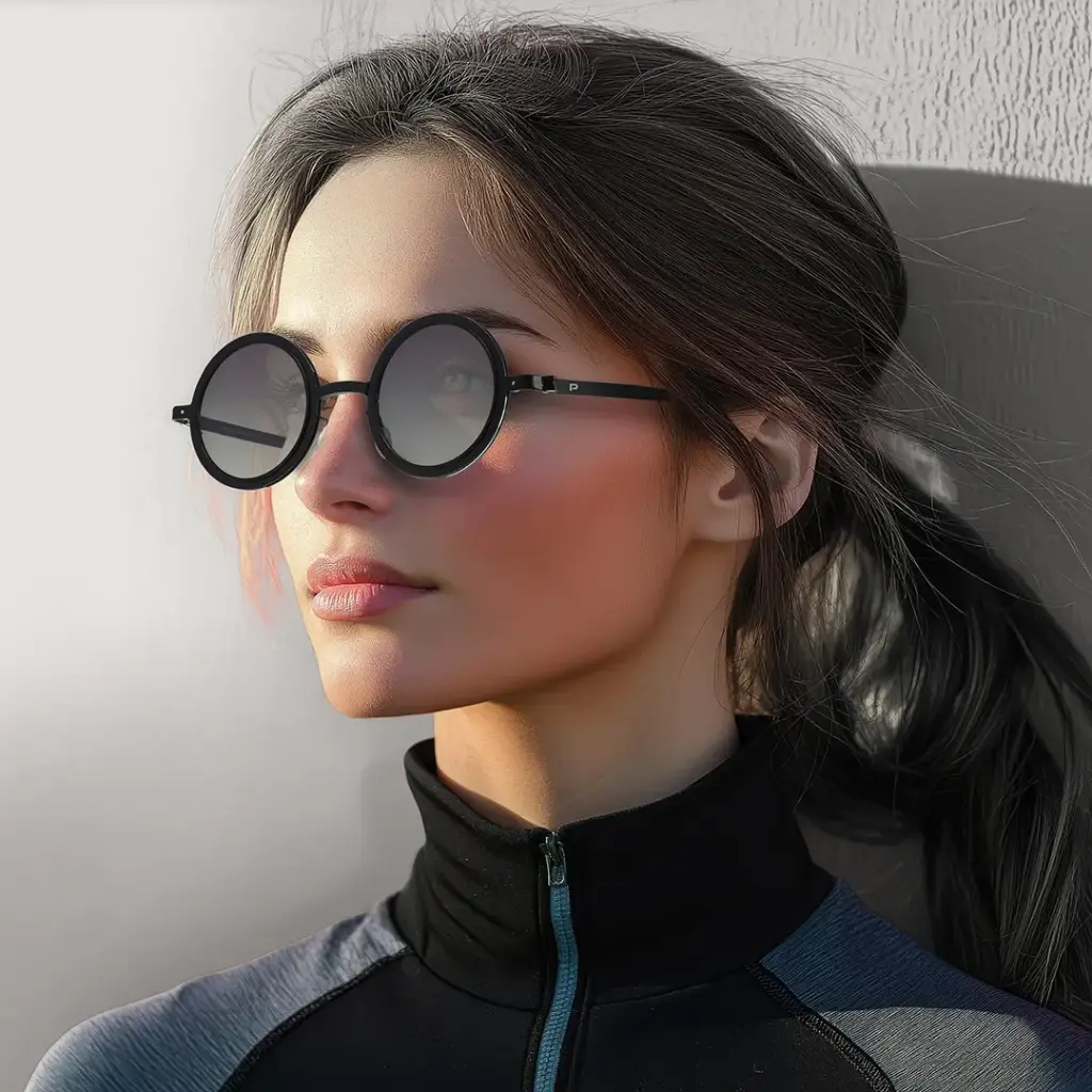 Porodo Lifestyle Geneva Round Frame Sunglasses 2