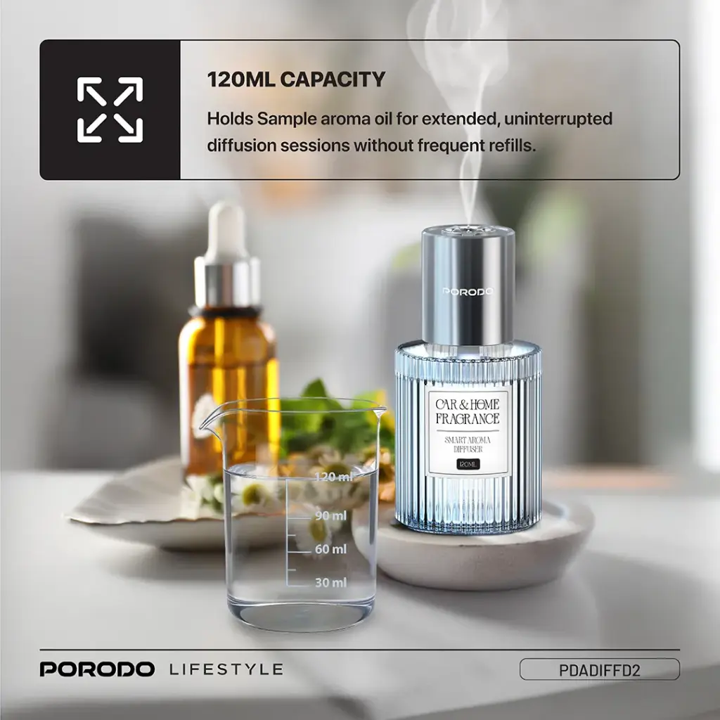 Porodo Lifestyle Grasse Smart Aroma Diffuser 7