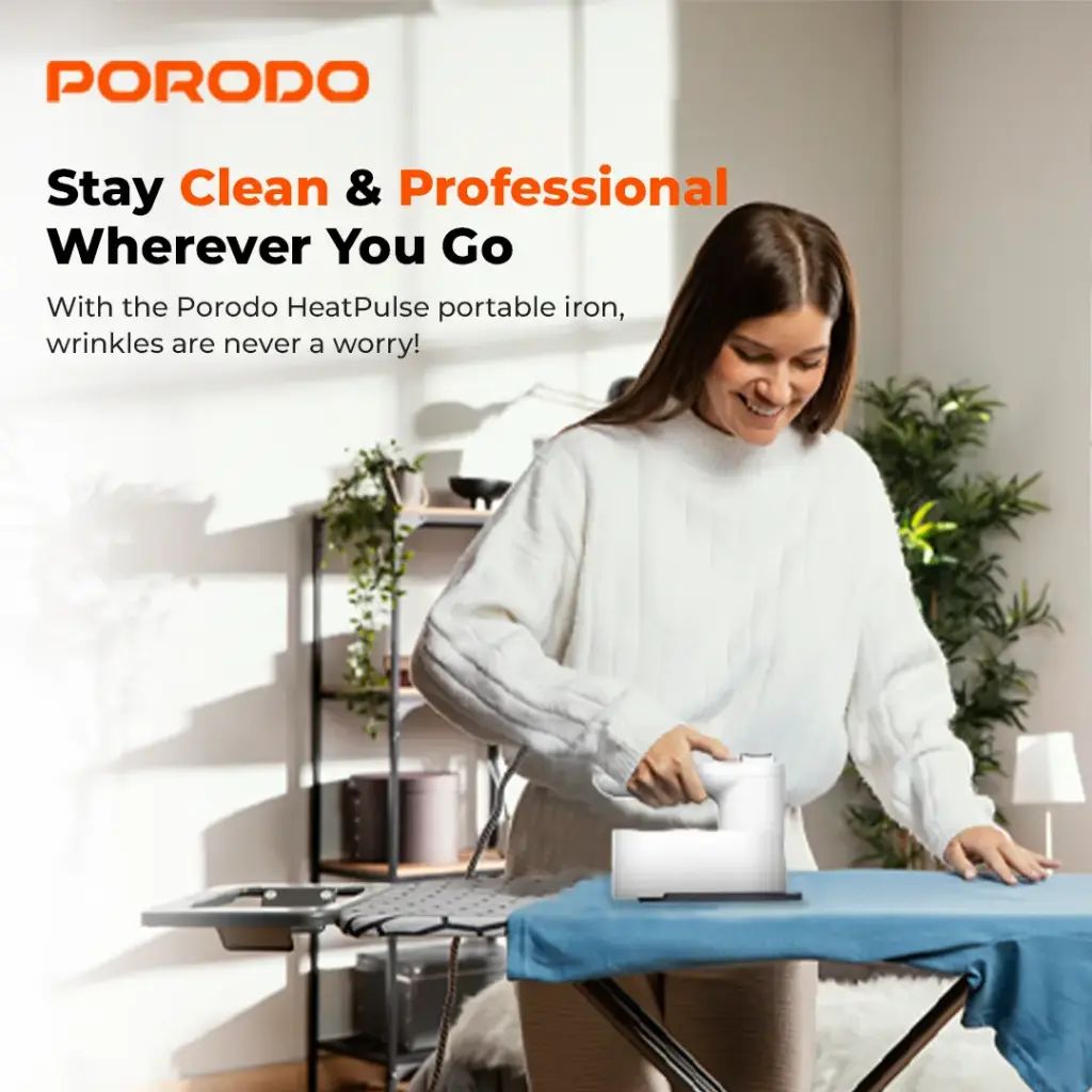 Porodo Lifestyle Heatpulse Portable Steam Iron 2