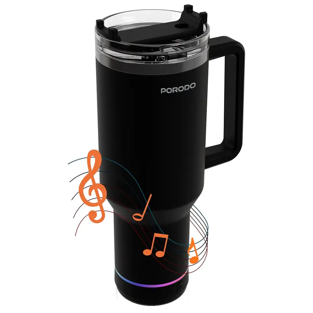 Porodo HydroTunes Bluetooth Speaker Tumbler 4