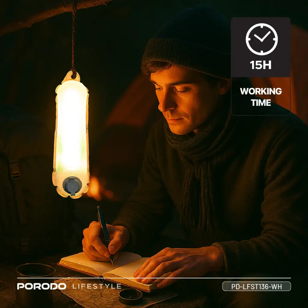 Porodo Lifestyle Inflatable Outdoor Magnetic Tube Light 3