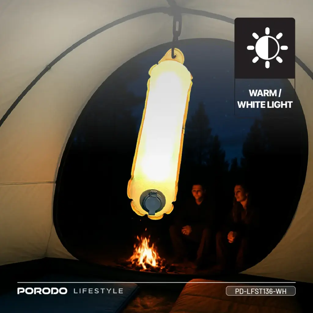 Porodo Lifestyle Inflatable Outdoor Magnetic Tube Light 4