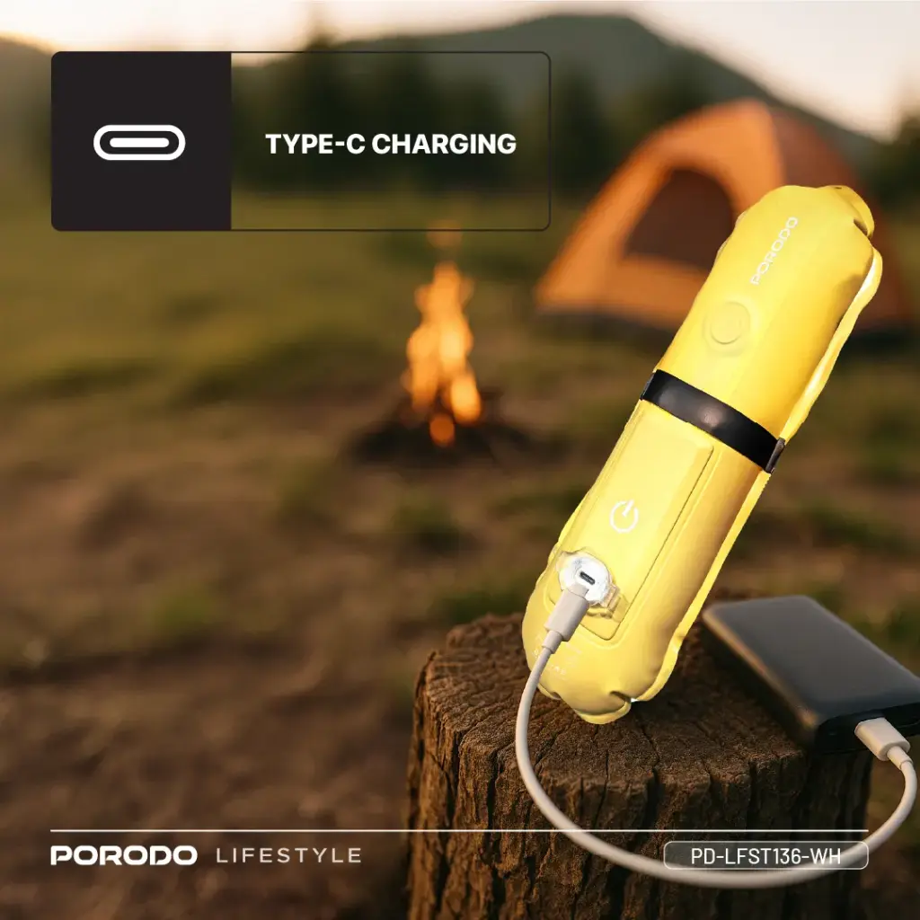 Porodo Lifestyle Inflatable Outdoor Magnetic Tube Light 7