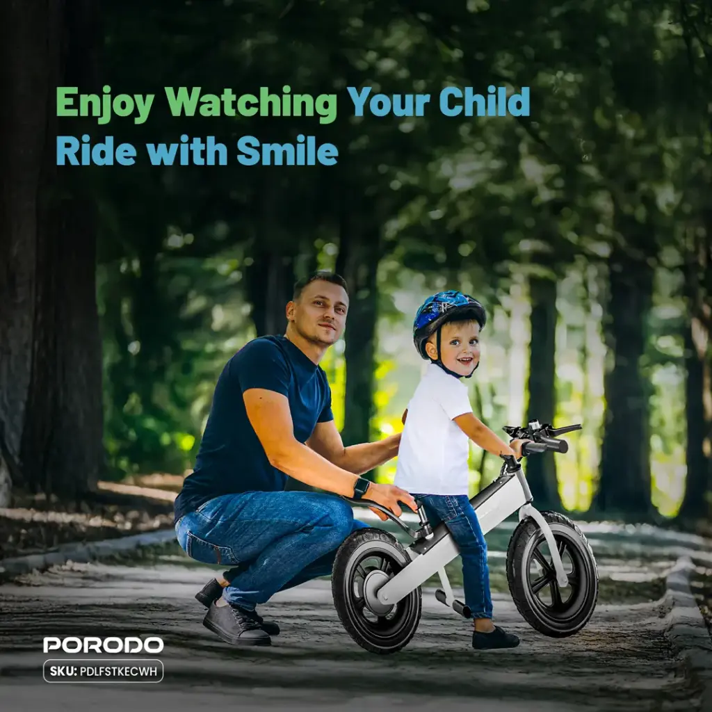 Porodo Lifestyle JoyCruiser Kids Electric Bike 4