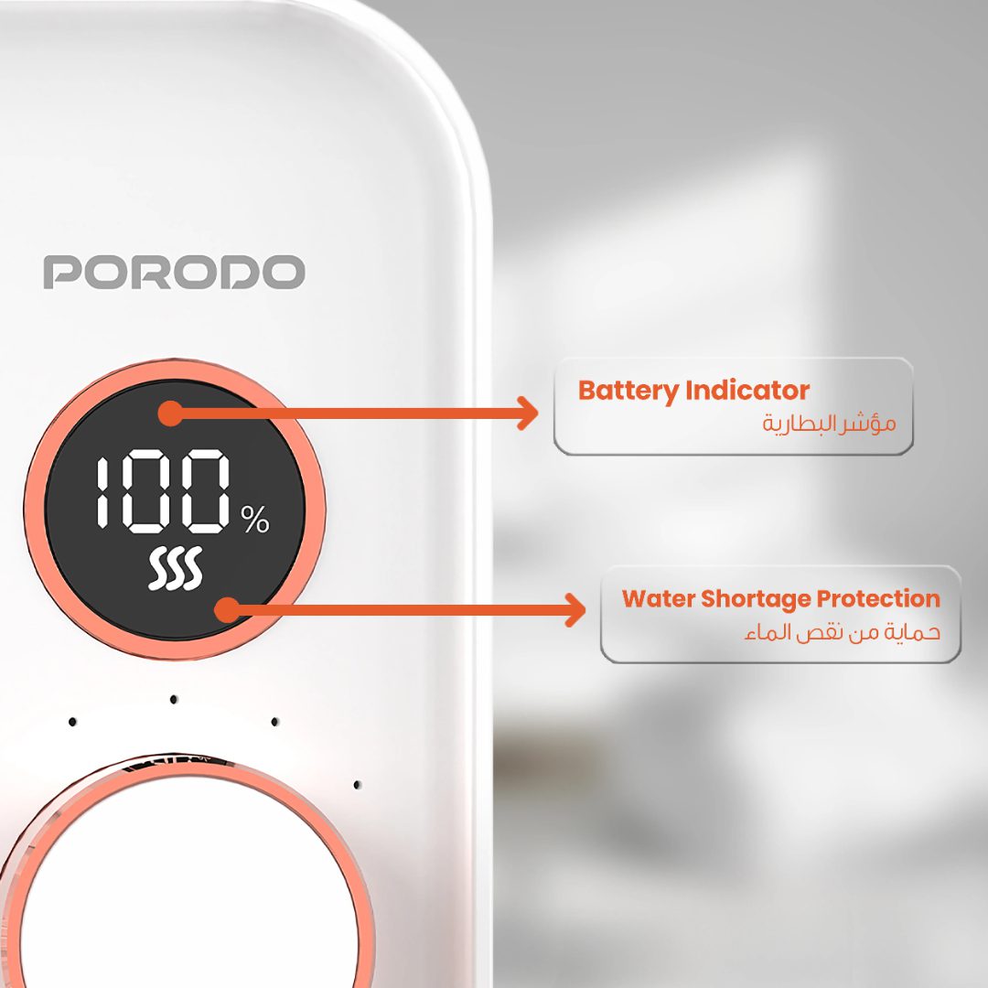 Porodo Lifestyle Mini Mist Fan Desktop Air Cooler 5