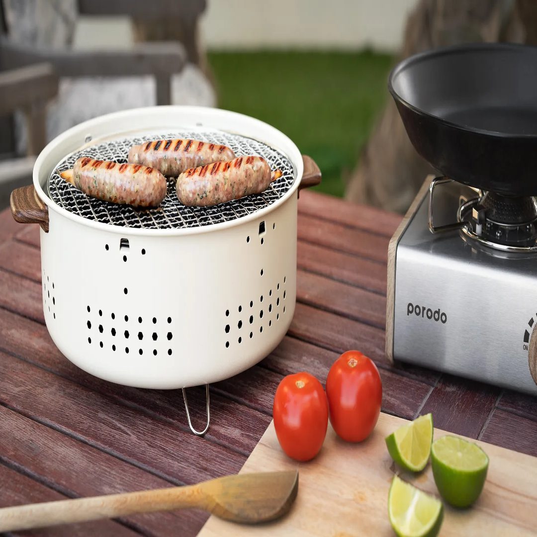 Porodo Lifestyle Mini Portable Charcoal Grill Outdoor Adventure Made Easy 4
