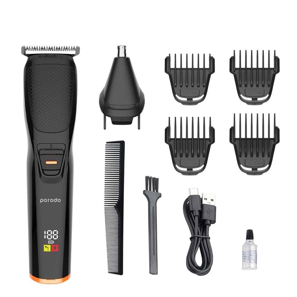 Porodo Lifestyle Multi-Purpose Beard Trimmer And Smooth Seamless Shav 2