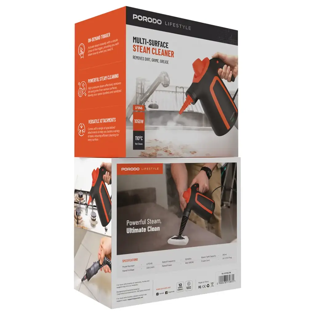 Porodo Lifestyle Multi-Surface Steam Cleaner 2