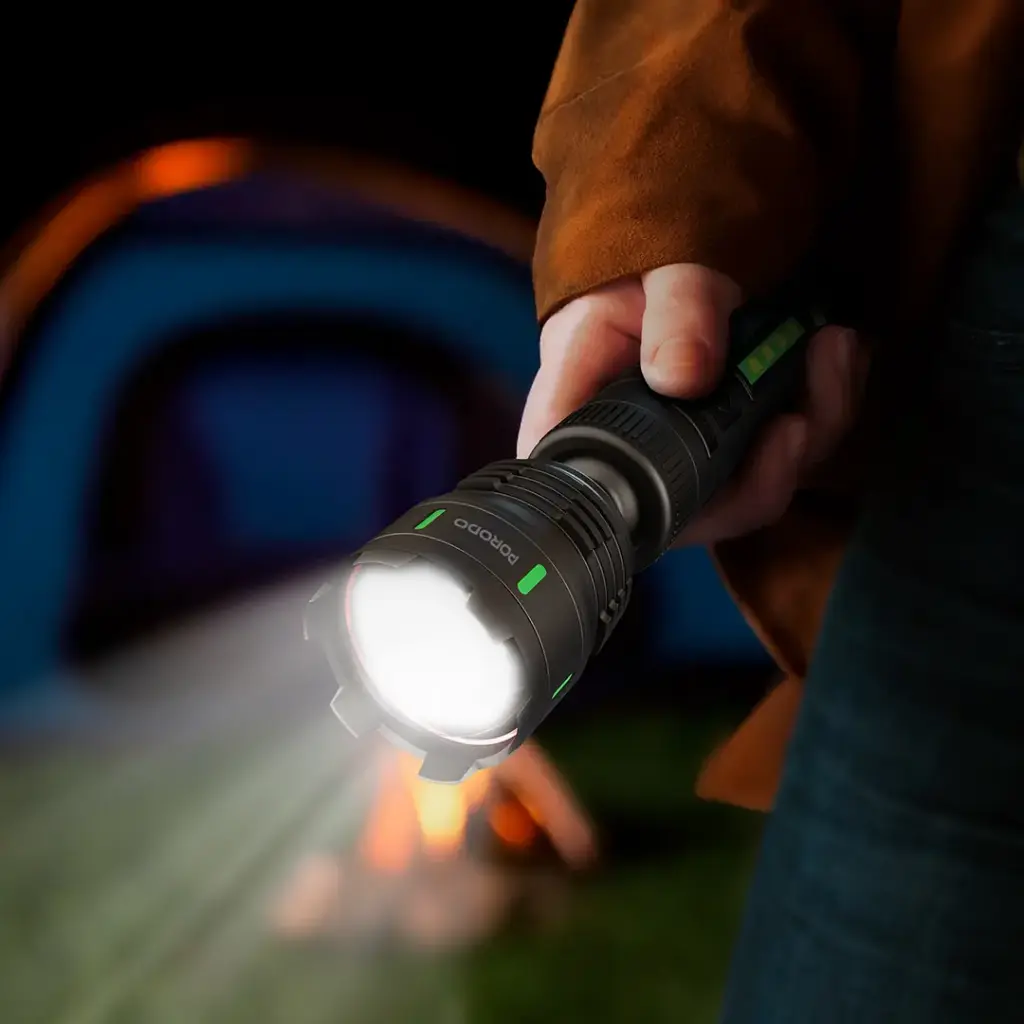 Porodo Lifestyle Orbit Multi-Color Laser Torch with Power Bank 2