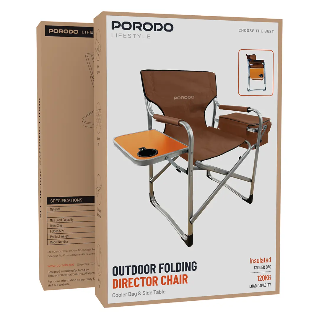 Porodo Lifestyle Outdoor Folding Director Chair 2