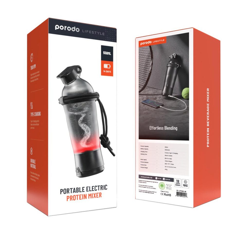 Porodo Lifestyle Portable Electric Protein Mixer 2