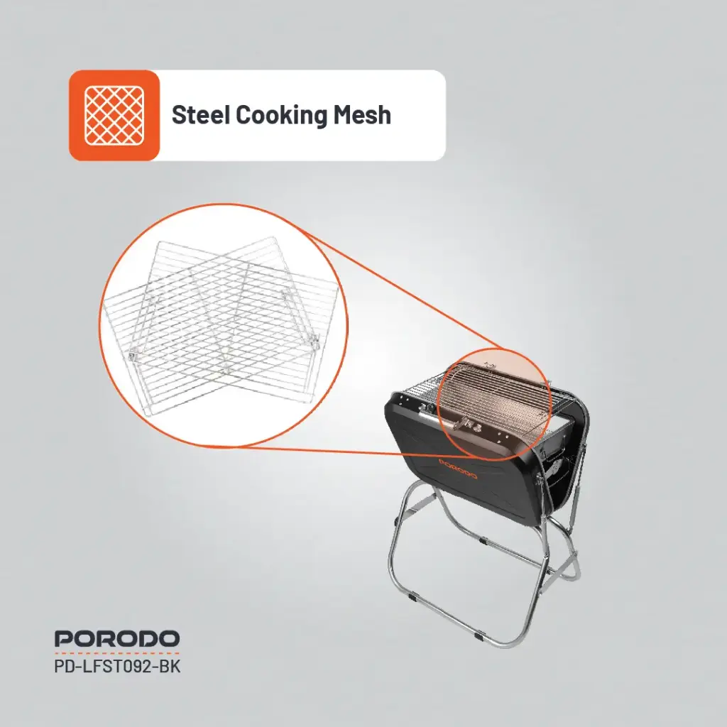 Porodo Lifestyle Portable Folding BBQ Grill 2