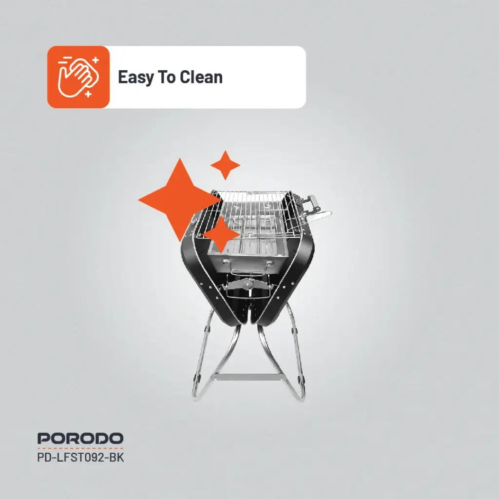 Porodo Lifestyle Portable Folding BBQ Grill 5