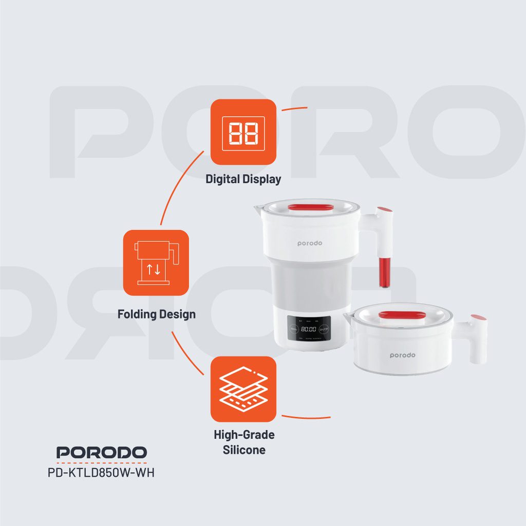 Porodo Electric Kettle with Temperature Control 5
