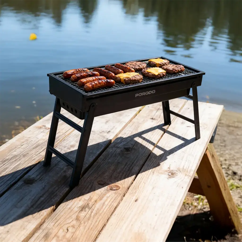 Porodo Lifestyle Portable Folding Large BBQ Grill 2