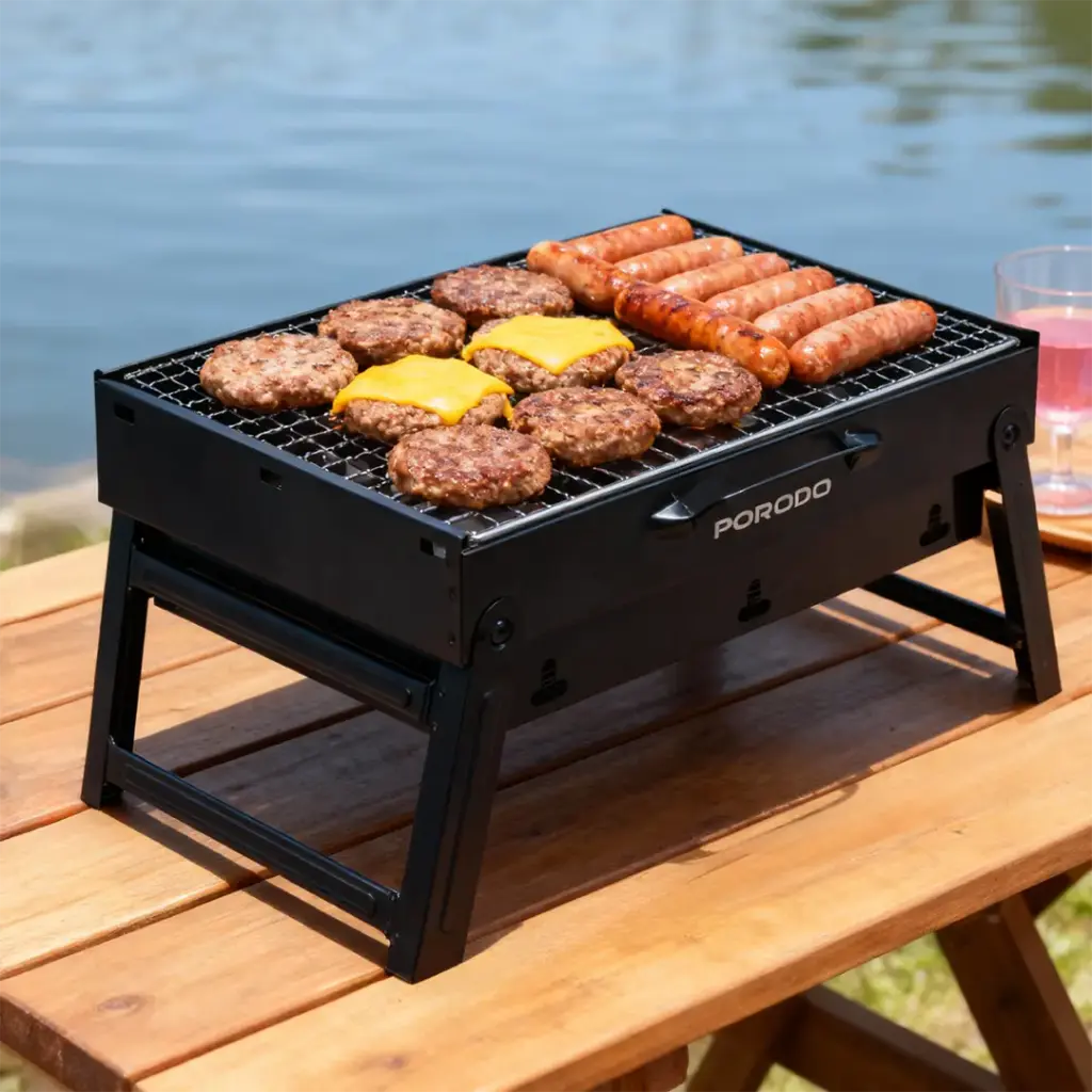 Porodo Lifestyle Portable Folding Mini BBQ Grill 2
