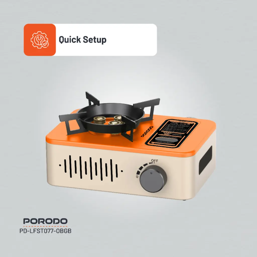 Porodo Lifestyle Portable Outdoor Stove 8