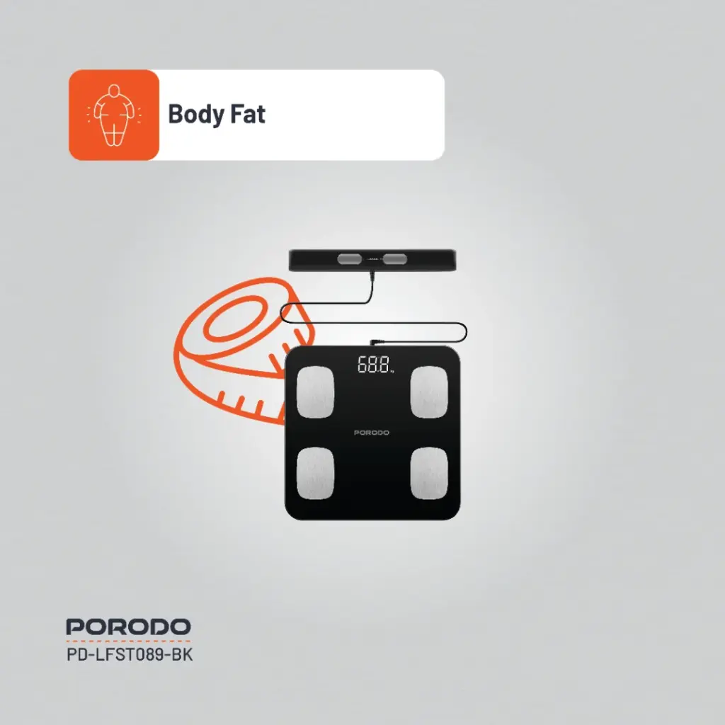 Porodo Lifestyle Precise Analysis Smart Scale 2