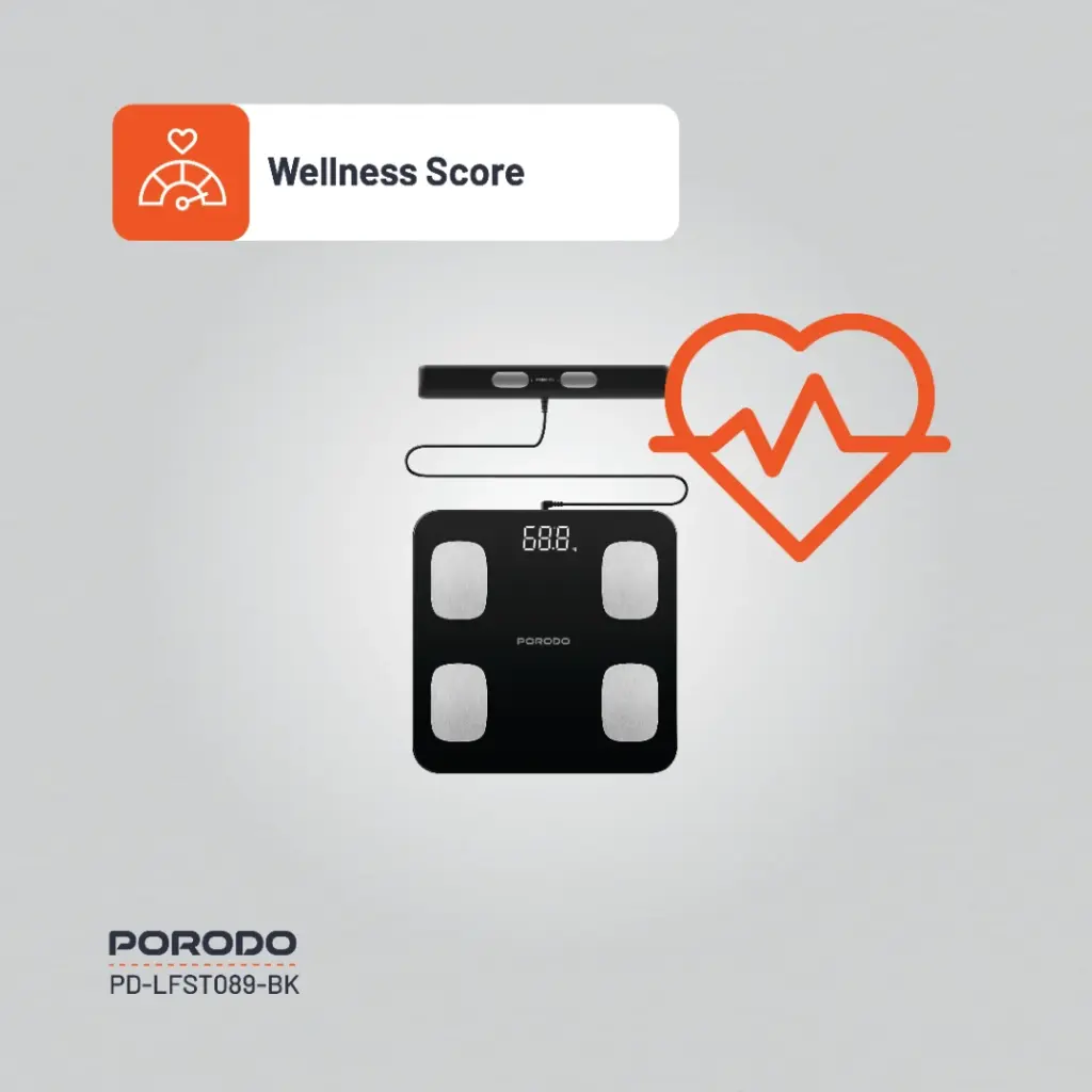 Porodo Lifestyle Precise Analysis Smart Scale 3
