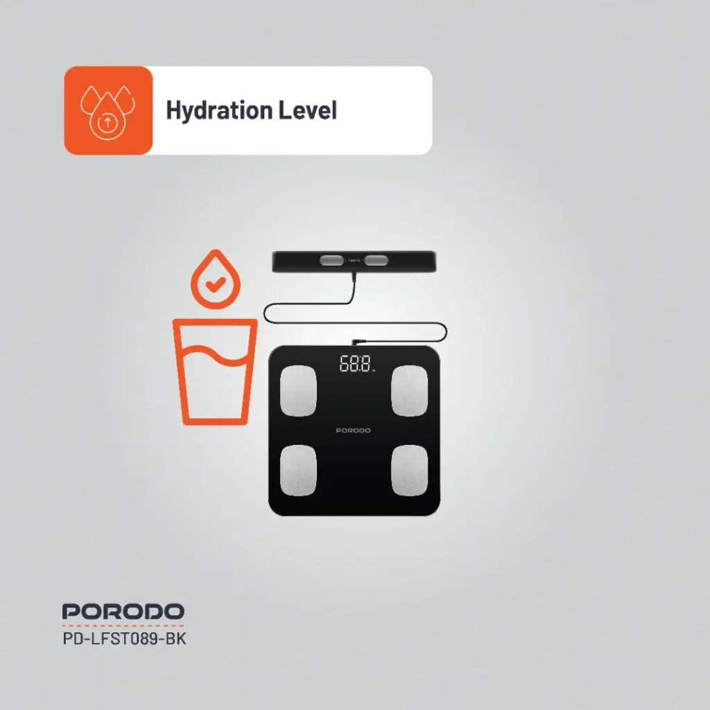 Porodo Lifestyle Precise Analysis Smart Scale 4