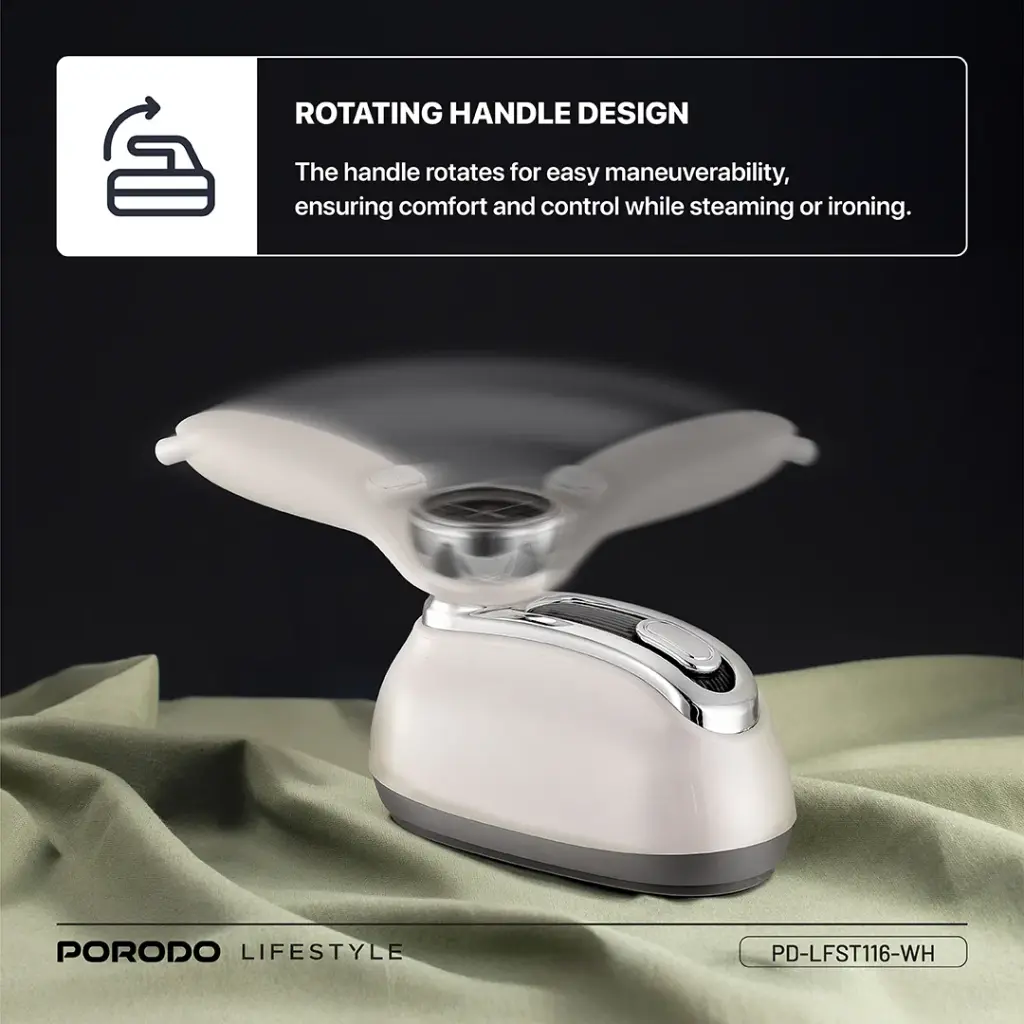 Porodo Lifestyle Retro Thermometer Steam & Heat Iron 4