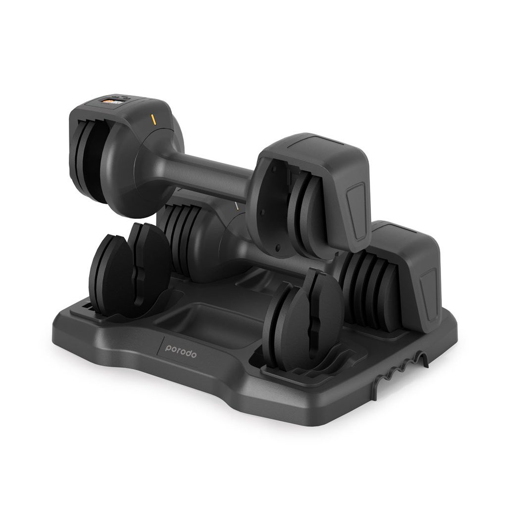 Adjustable Dumbbell Set with Stand 2