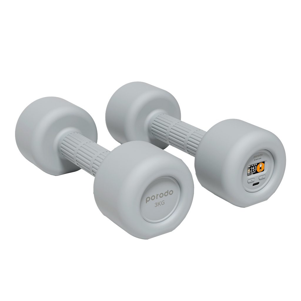 Porodo 3kg Smart Dumbbells Set 3