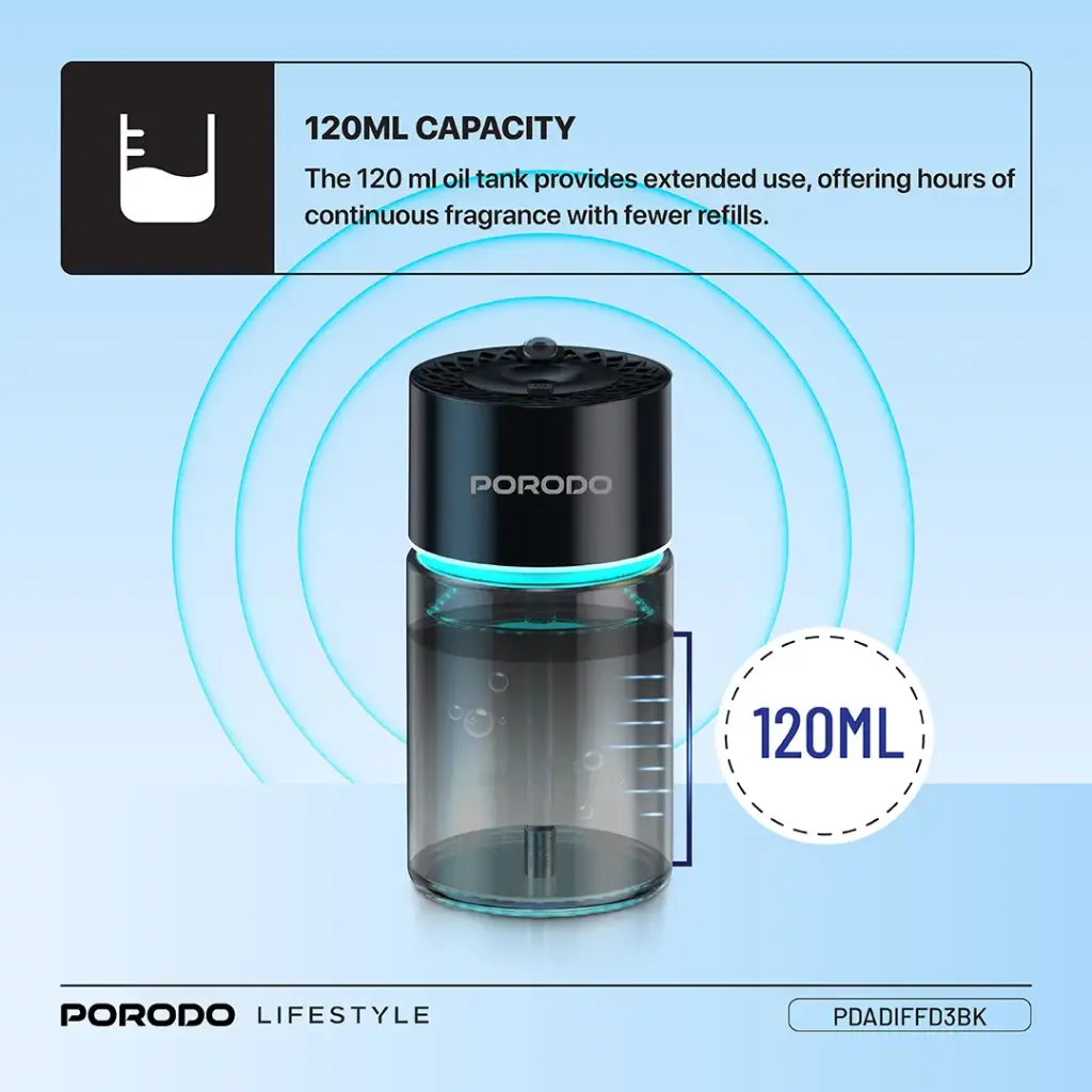 Porodo Lifestyle Valencia Smart Aroma Diffuser 4